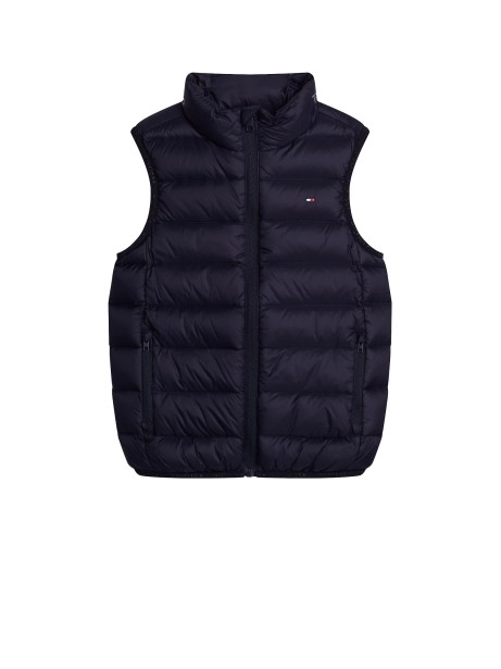 Kids Quilted Gilet with Zip and Hood