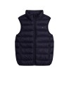 Gilet trapuntato kids con zip e cappuccio