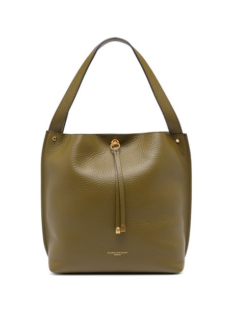 Egle Shoulder Bag in Shiny Leather