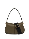 Helena grained leather shoulder bag