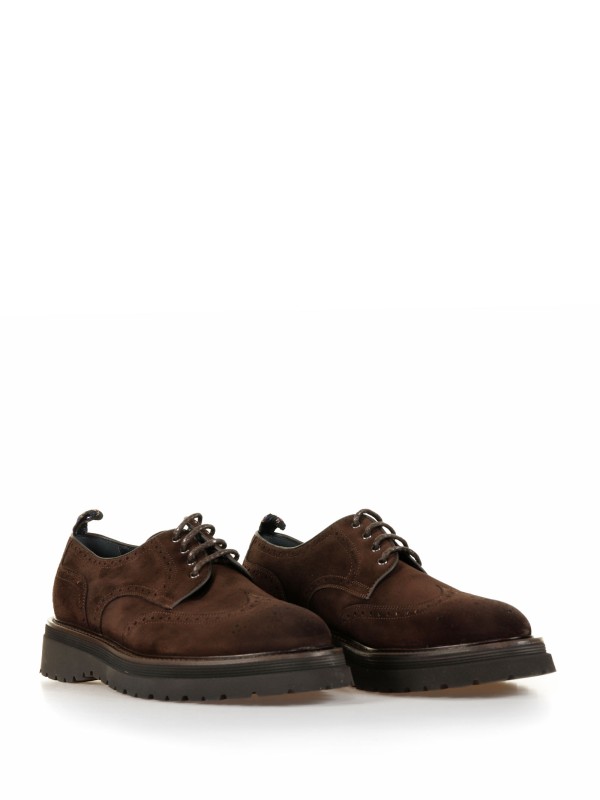 Suede Derby shoes
