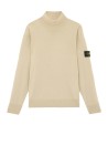 Dolcevita beige con patch logo