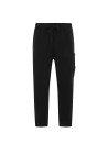 Black Trousers with Logo Patch