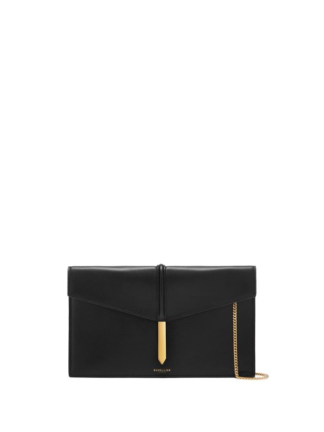 Pochette Tokyo Clutch Black Leather