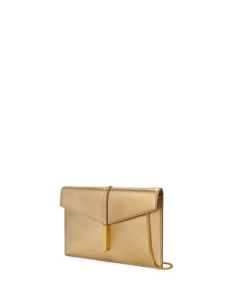 Pochette Tokyo Clutch gold leather 2