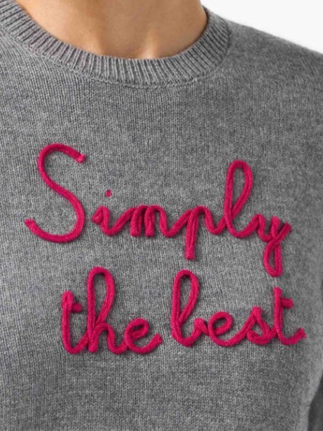 Simply the Best Embroidered Sweater 2