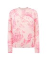 Maglione con stampa toile de jouy e ricamo Chalet e Rosè