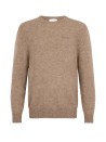 Khaki Stretch Crew Neck Sweater