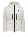 White Teddy Jacket with Zip and Hood