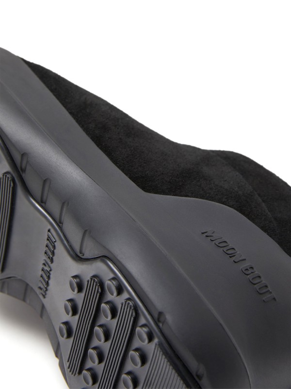 Polacco basso nero in suede