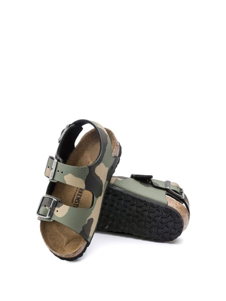 Milano camouflage sandal in Birko-Flor