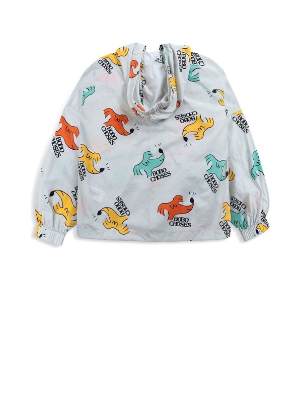 Raincoat with all-over dog detail