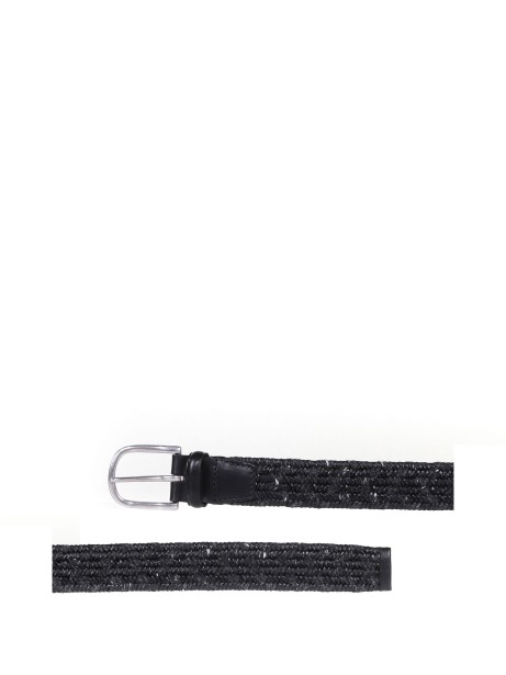 Leather and wool belt 2