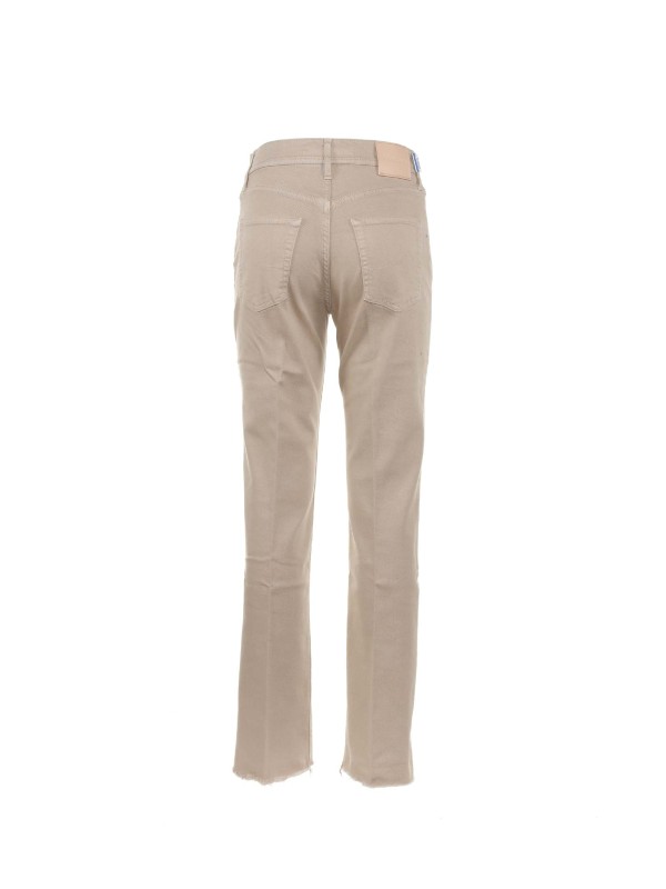 5 Pockets Sand Jeans