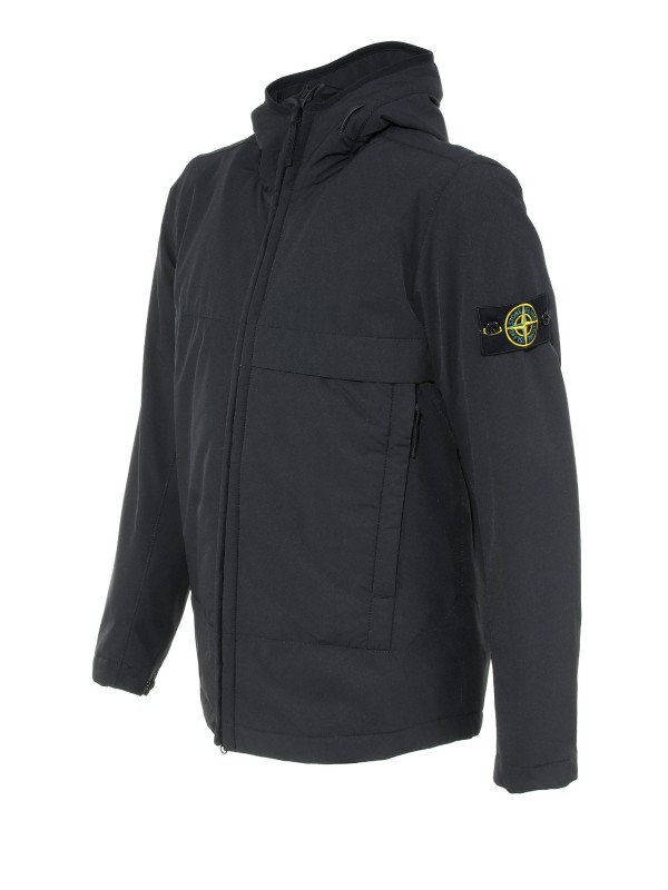 Jacket with zip and hood