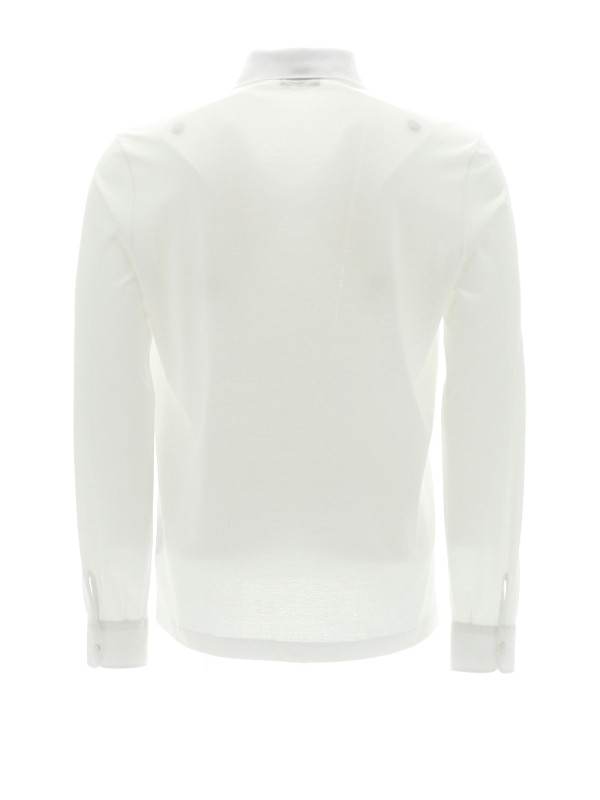 Camicia in jersey voile crêpe