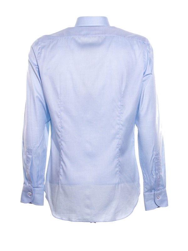 Camicia slim fit in twill