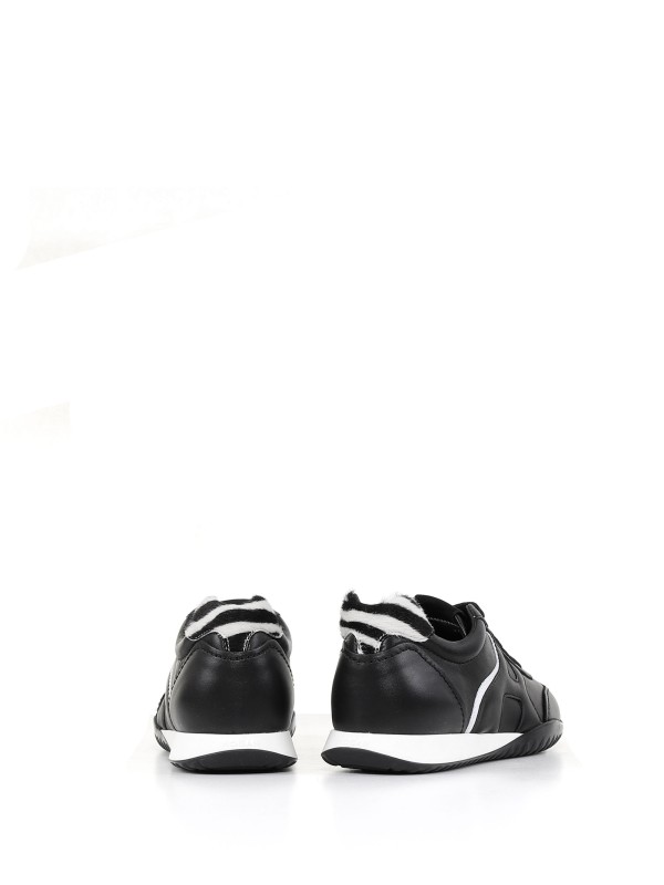 Olympia-z sneaker in black leather