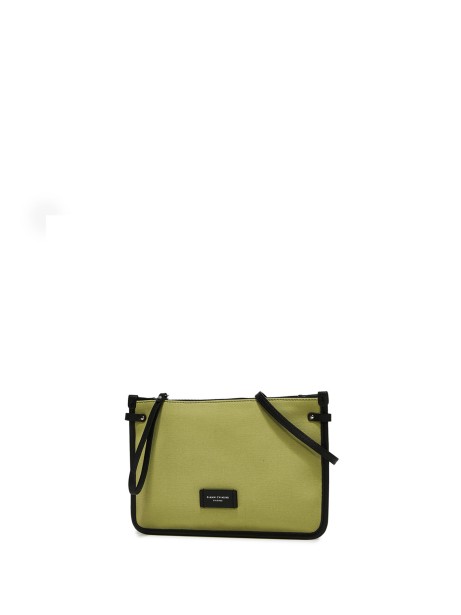 Pochette Marcella in canvas con tracolla 2