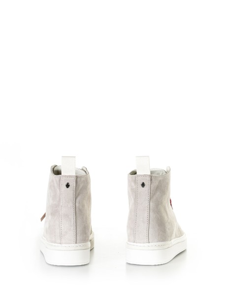 P01 suede ankle boot