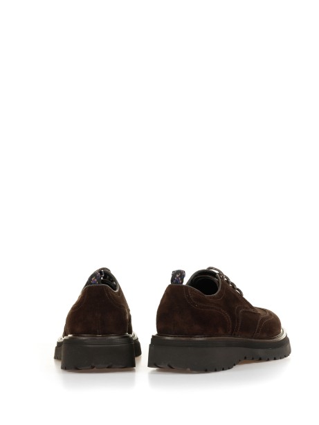 Suede Derby shoes