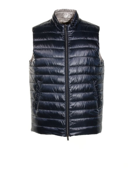 Reversible two-tone nylon vest