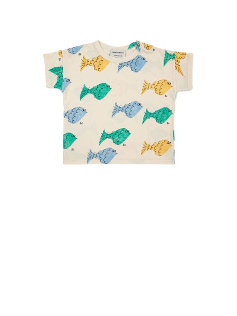 T-shirt with fish pattern