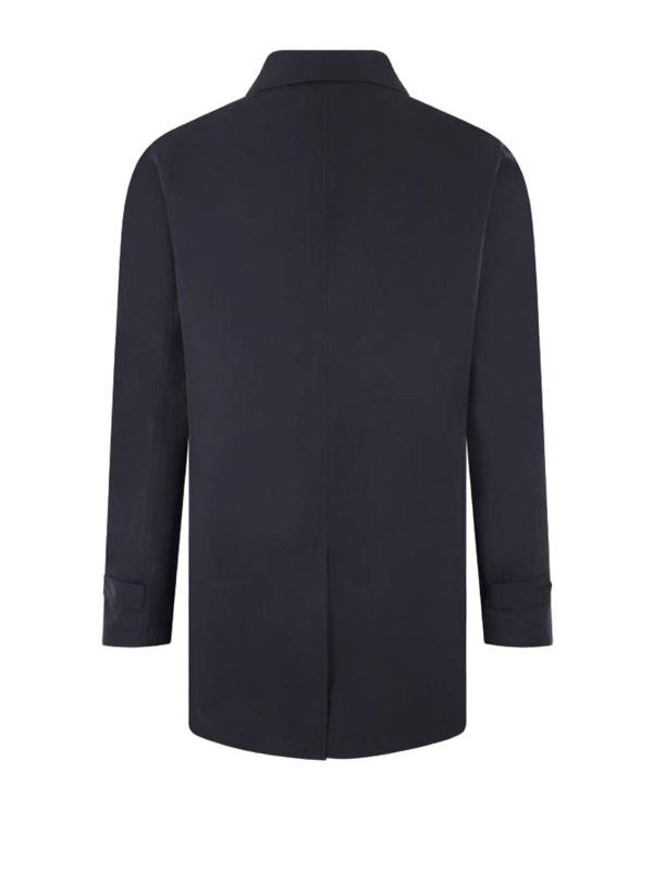 Trench impermeabile con bottoni