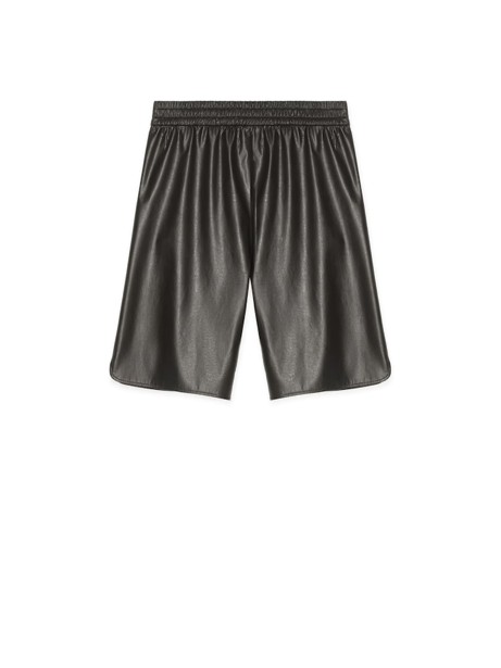 Faux leather shorts 2