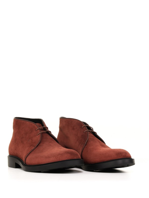 Ankle boot in suede