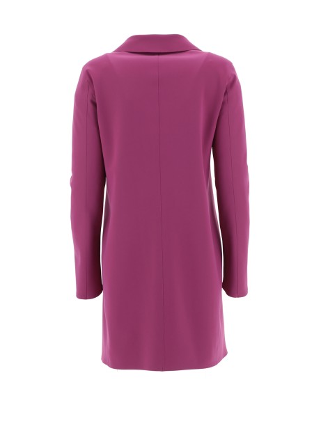 Fuchsia fabric coat