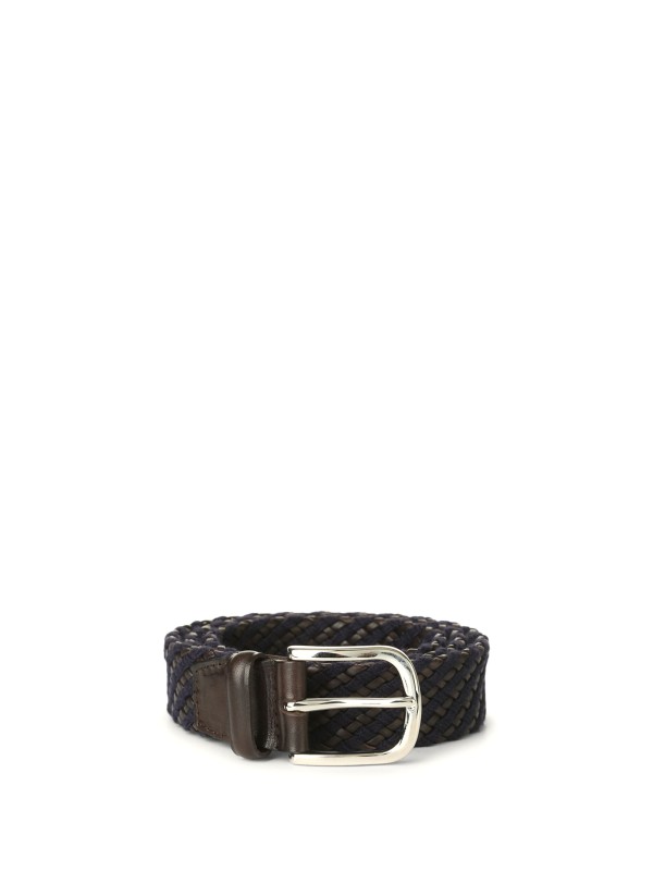 Braided leather belt Braided leather belt