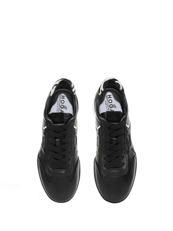 Sneaker Olympia-z in pelle nera