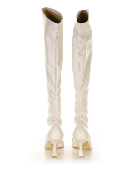 Boot in stretch leather