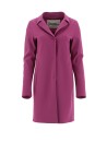 Fuchsia fabric coat