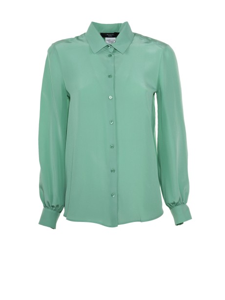 Long sleeve shirt in silk