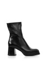 Leather ankle boot
