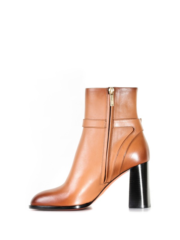 Ankle boots with strap