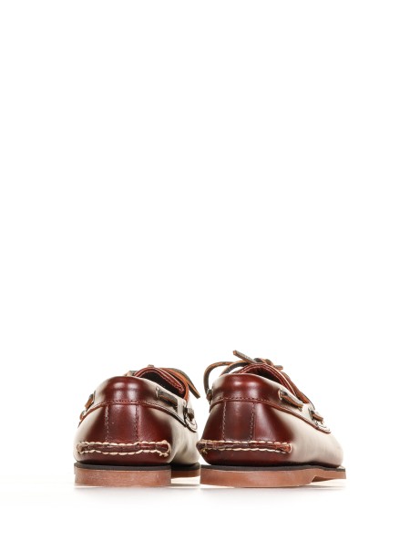 Classic leather boat shoe