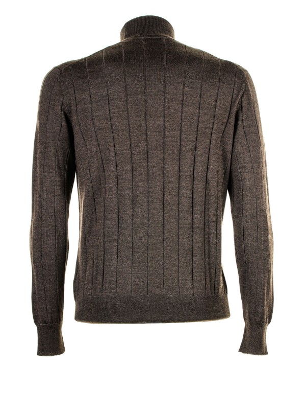 Turtleneck in silk wool