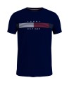 Chest Corp Stripe Graphic T-Shirt