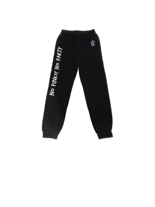 Pantaloni in felpa con scritta Pantaloni in felpa con scritta