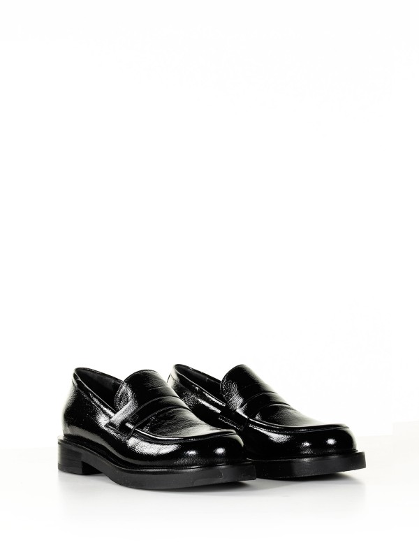 Naplack leather moccasin