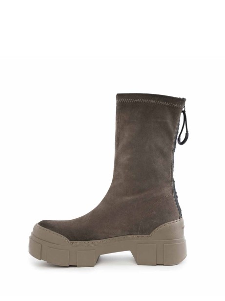 Anfibio Roccia in pelle scamosciata con zip