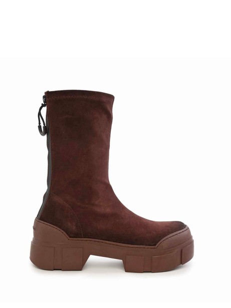 Boot roccia in suede with zip