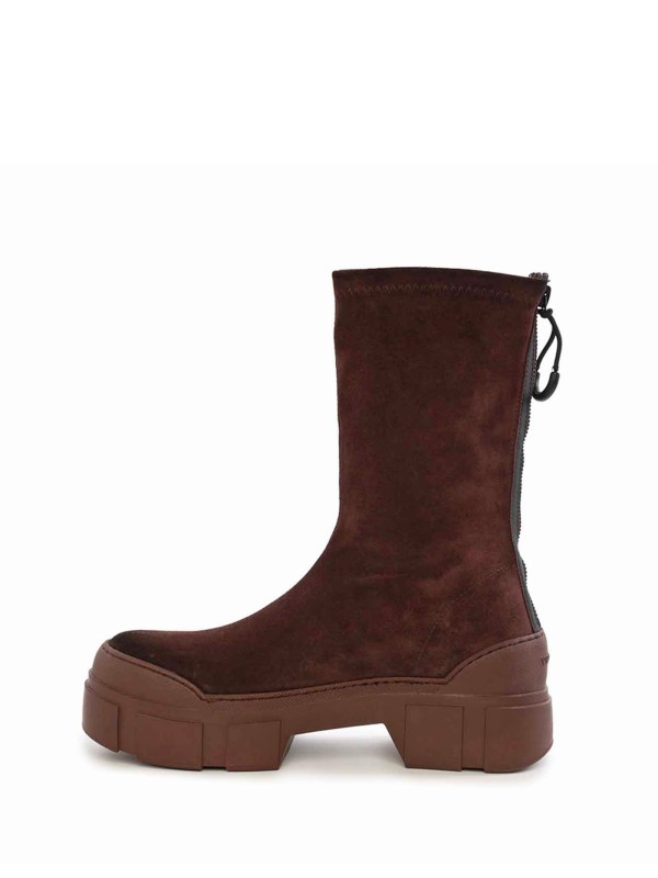 Boot roccia in suede with zip