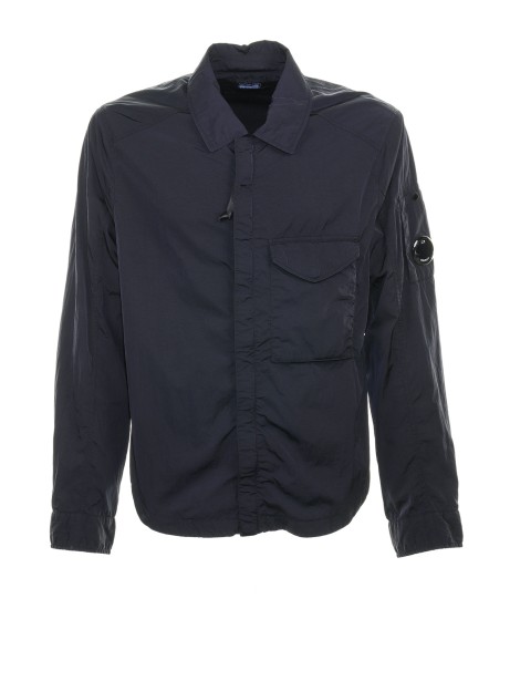 Collared jacket with front pocket