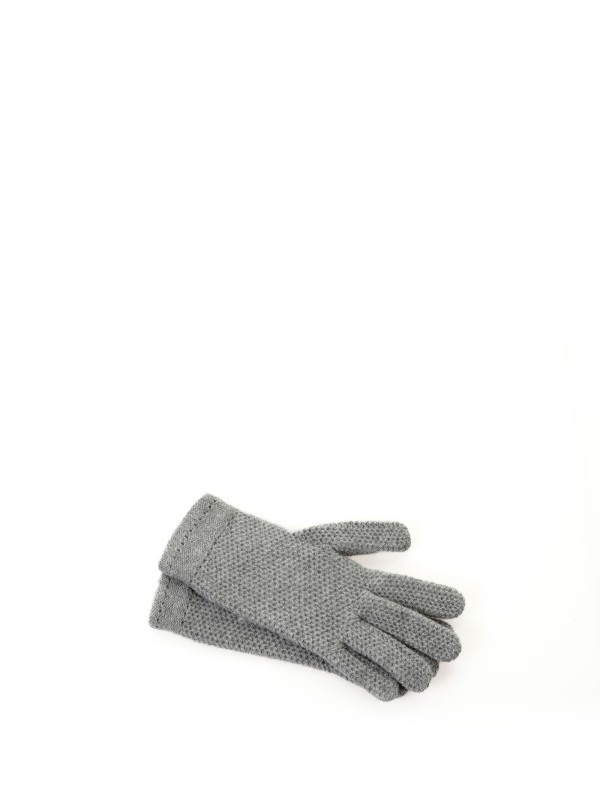 Pure cashmere honeycomb glove