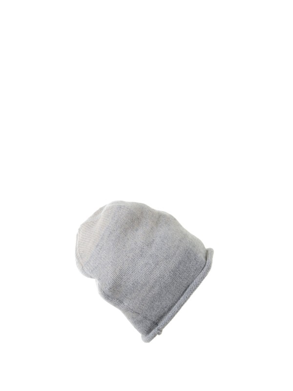 Cappello Beanie a due colori con lurex effetto sfumato