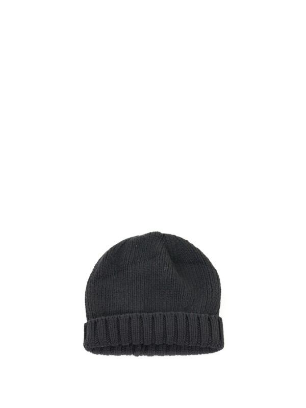 Berretto in cashmere nero